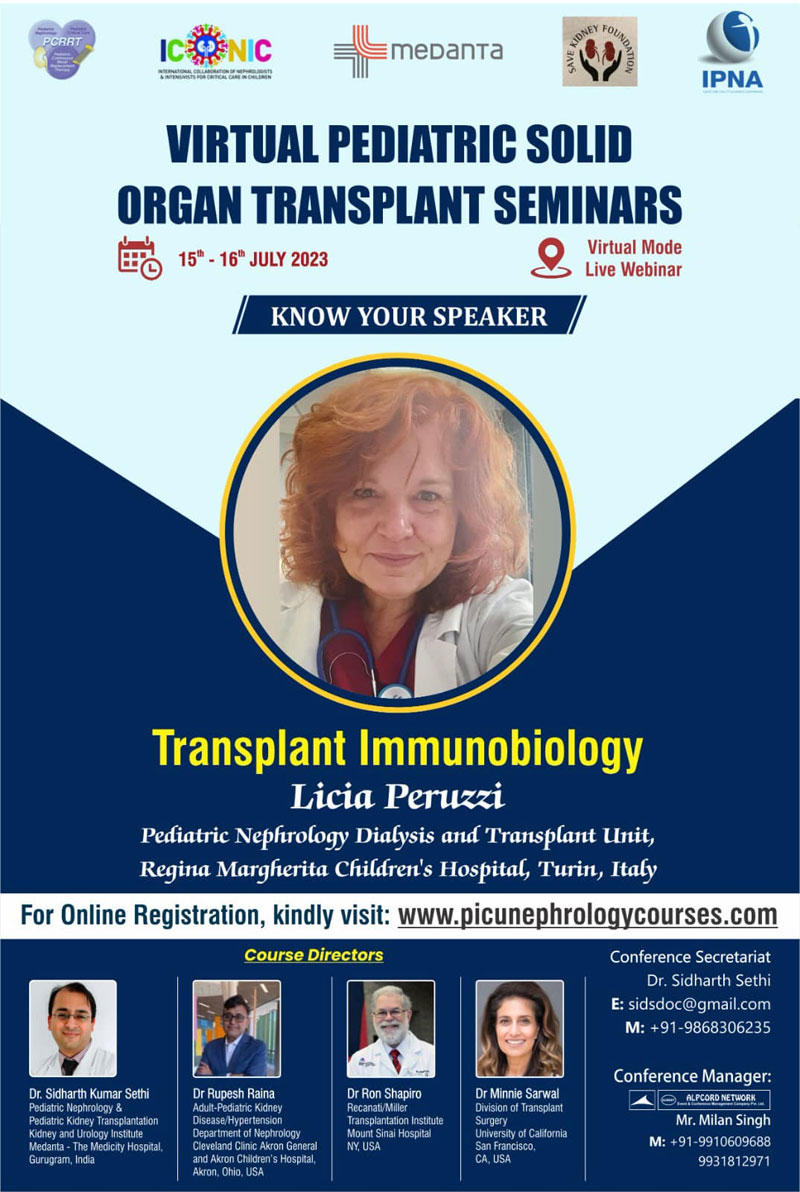 Virtual Pediatric Solid Organ Transplant Seminar